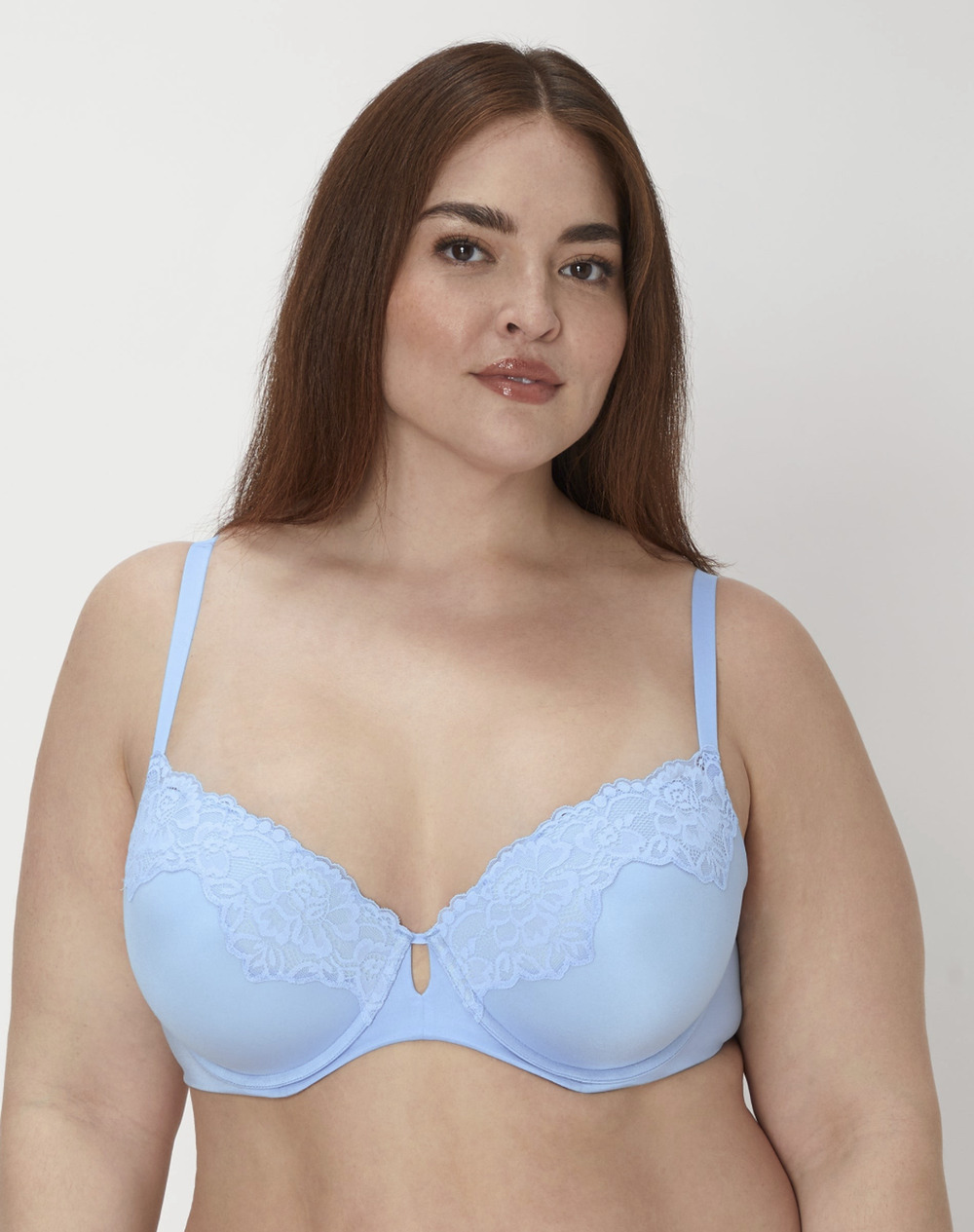 Maidenform Women Comfort Devotion Your Lift Underwire Bra Sky Blue Size 38C